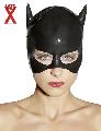 Latex-Katzenmaske schwarz